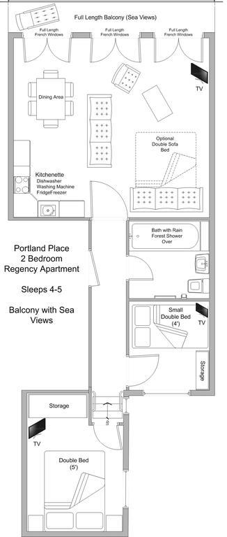 Portland Place Apartamento Brighton Exterior foto